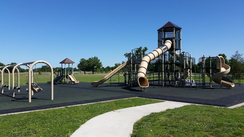 The playground keeps younger visitors engaged The playground keeps younger visitors engaged