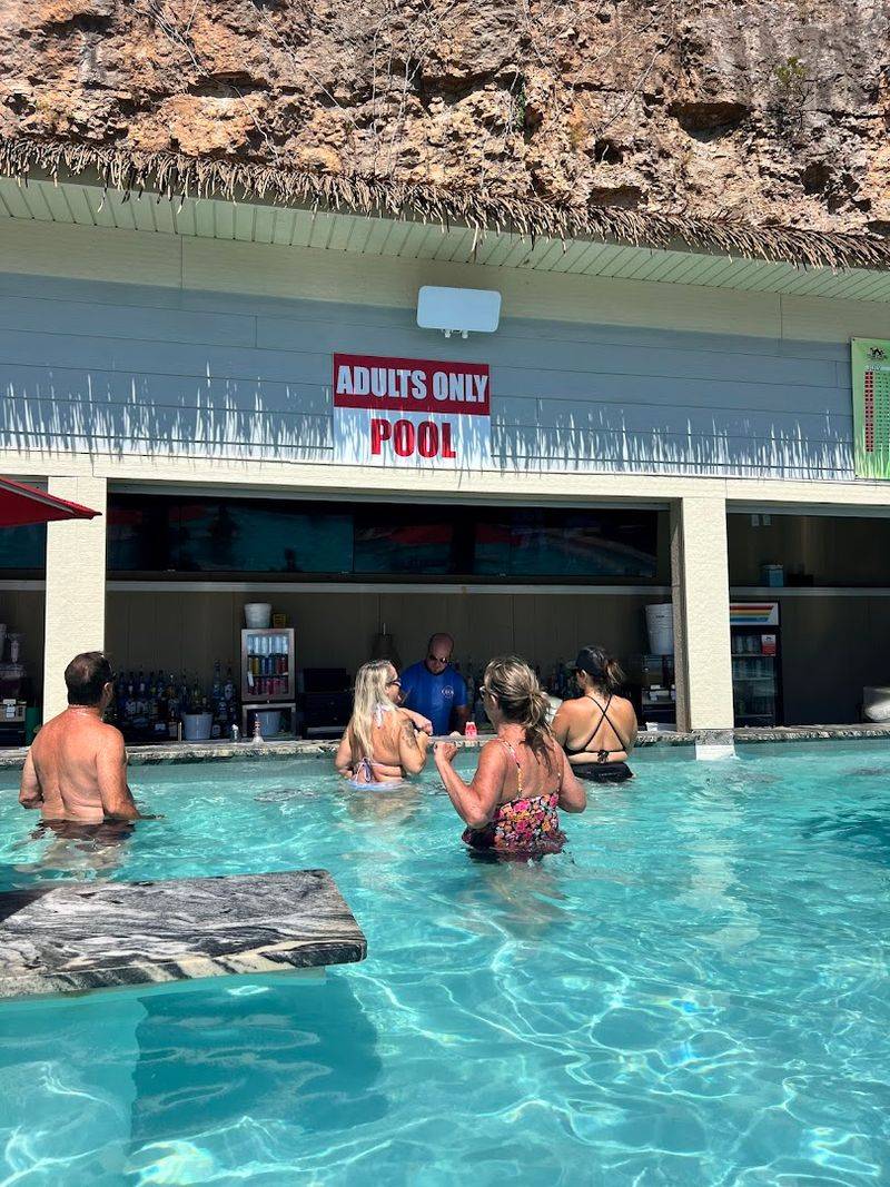 The pool and swim-up bar scene make it feel like a resort The pool and swim-up bar scene make it feel like a resort