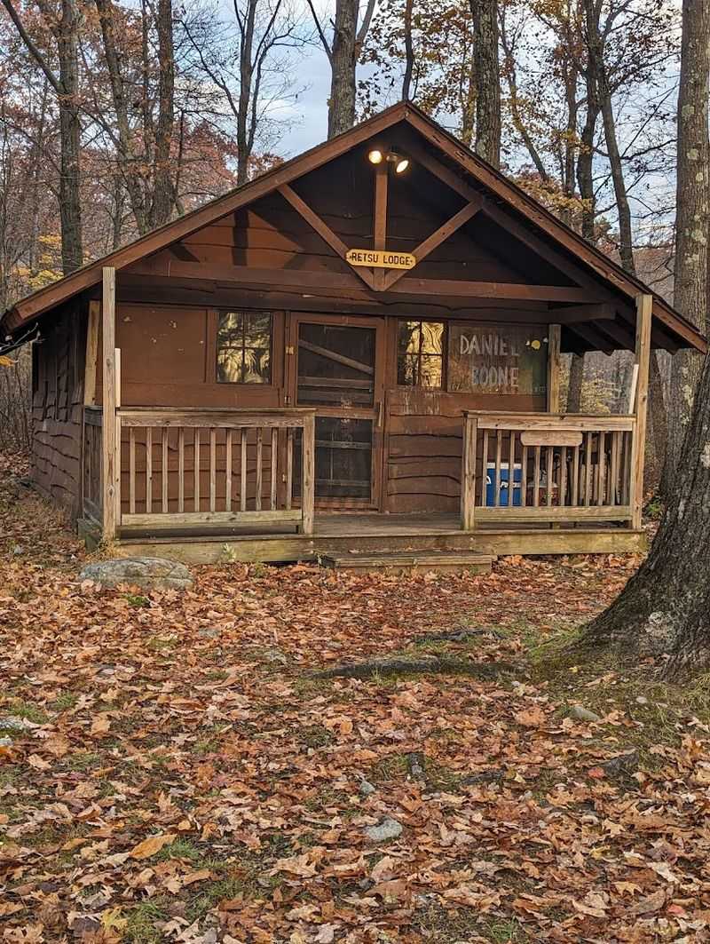 The private Hardwick camp with a horror movie afterlife