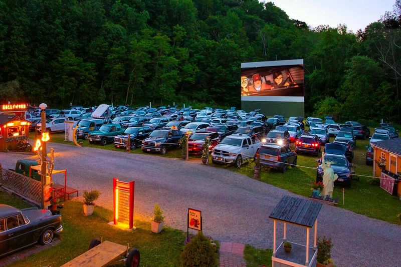 The rare drive-in with a real dinner before showtime