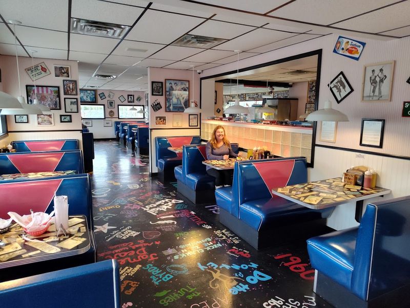 The retro interior adds a layer of fun to every visit The retro interior adds a layer of fun to every visit