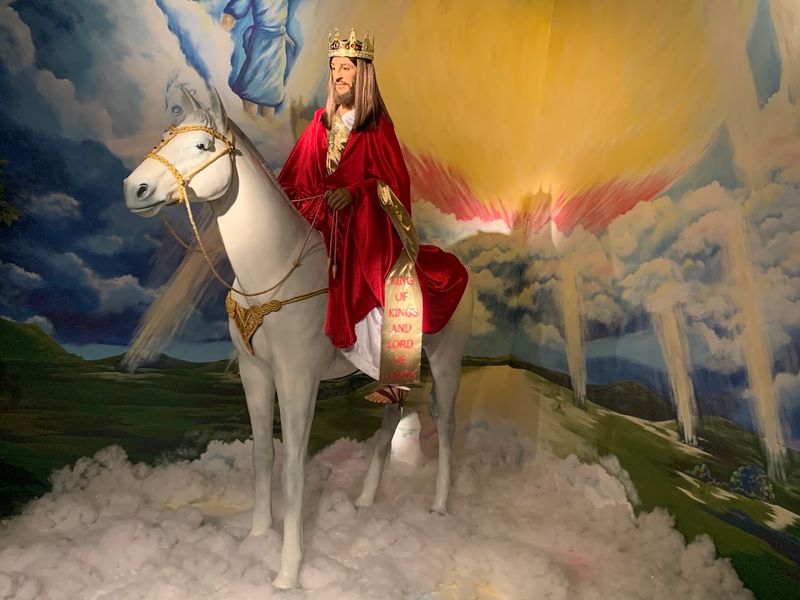 The wax figures are detailed, lifelike, and surprisingly moving The wax figures are detailed, lifelike, and surprisingly moving