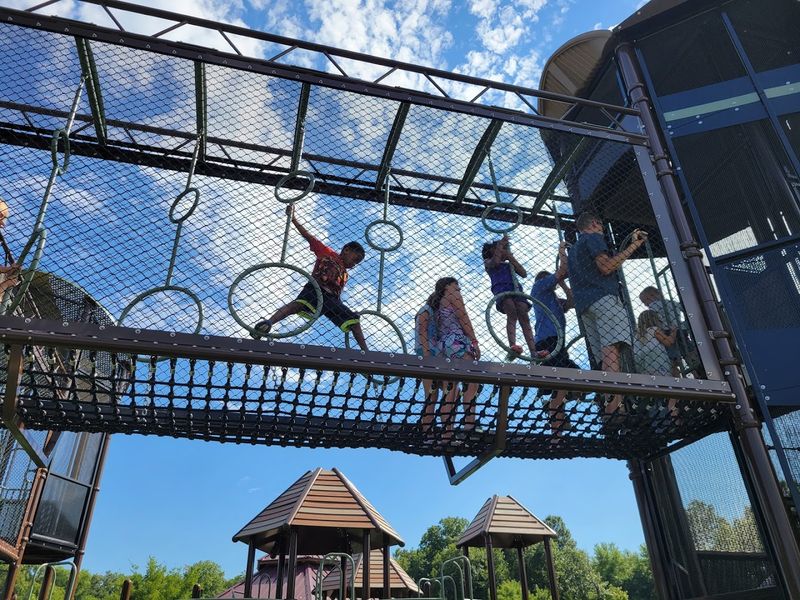 There is plenty for younger kids and big kids alike