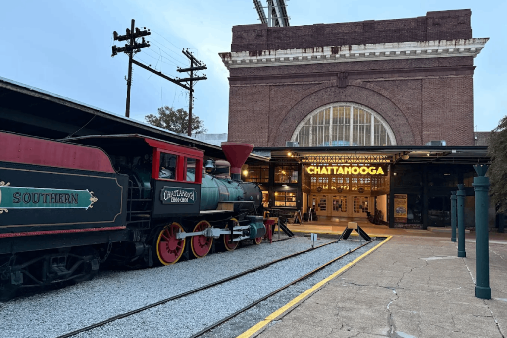 This Tennessee District Is Built Around One of the South's Most Nostalgic Train Landmarks