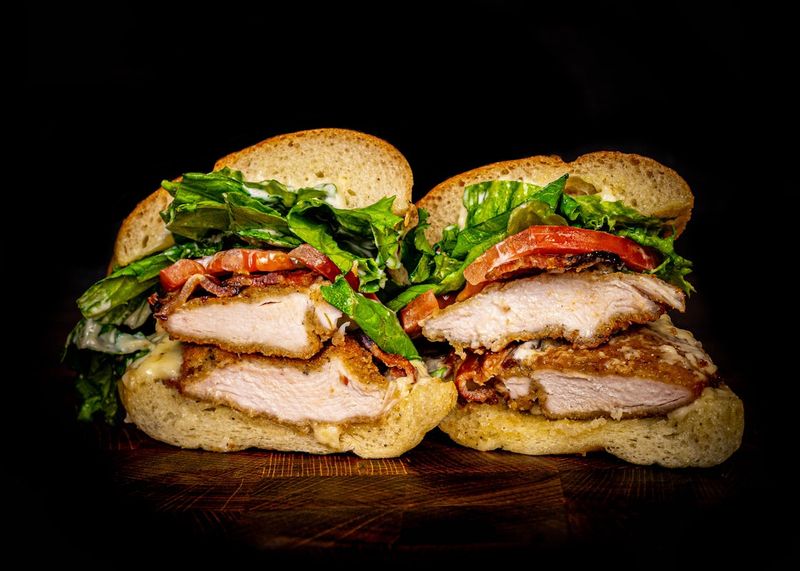 Triple-decker rye, creamy slaw and Russian dressing create the perfect bite