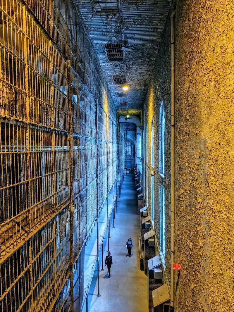 Walking the massive cell blocks