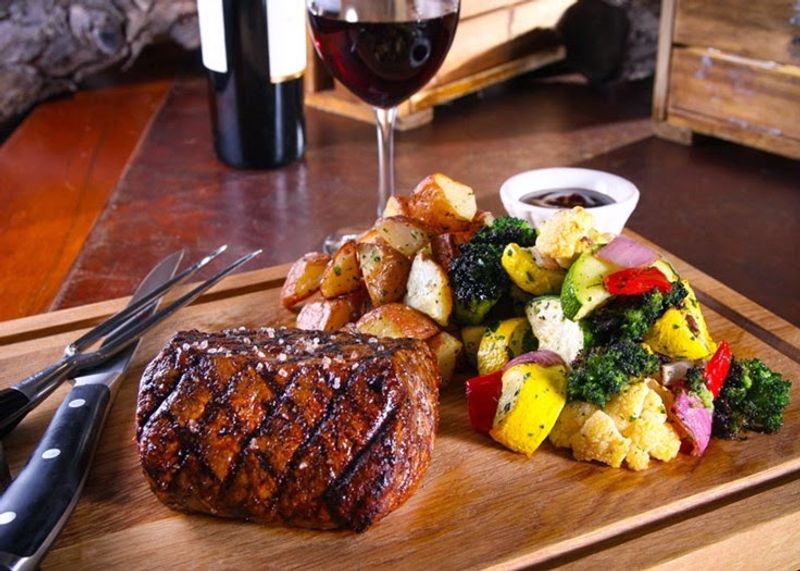 Wood-fired steaks that drive the menu Wood-fired steaks that drive the menu