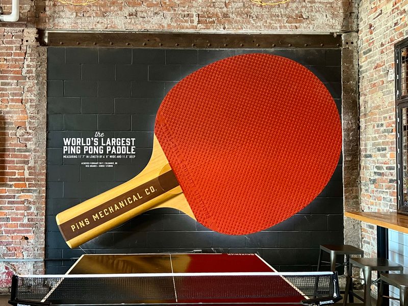 World’s Largest Ping Pong Paddle, Columbus World’s Largest Ping Pong Paddle, Columbus