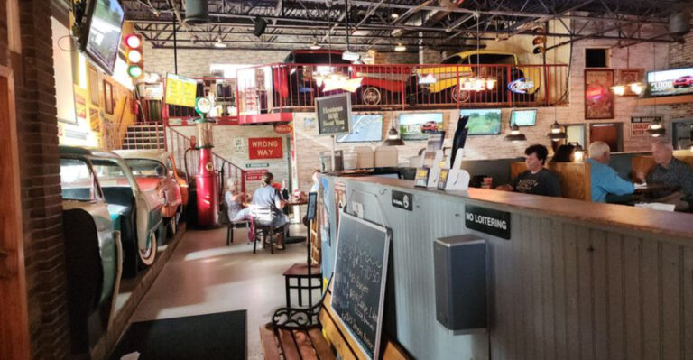 A Classic ’50s Car Becomes A Dining Booth At This Eclectic Michigan Restaurant
