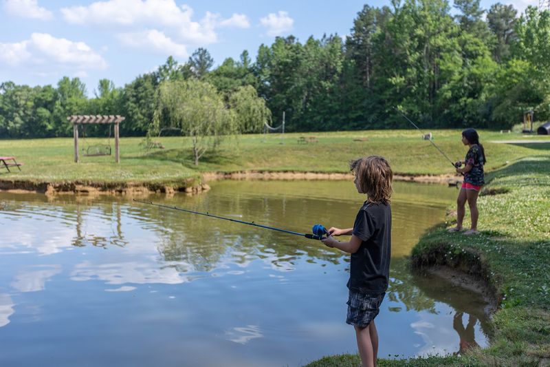 Cast Your Line In The Peaceful Fishing Pond Cast Your Line In The Peaceful Fishing Pond