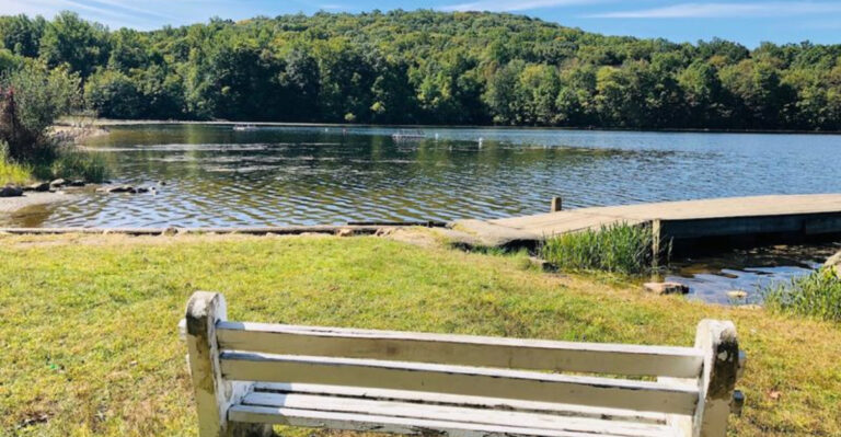 Cool Off at This Beautiful New Jersey Lake Hidden Among Wooded Hills