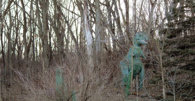Dinosaurs Still Guard The Ruins Of This Abandoned Michigan Fairground