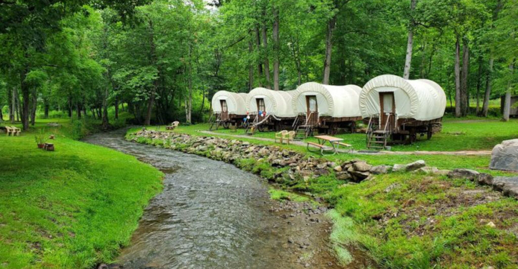 Experience The Old West At This One-Of-A-Kind Covered Wagon Resort In North Carolina