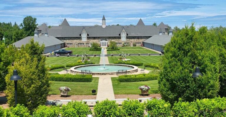 Gardens, Trains, Dragons, And Storybook Courtyards Fill This Enchanting Michigan Castle