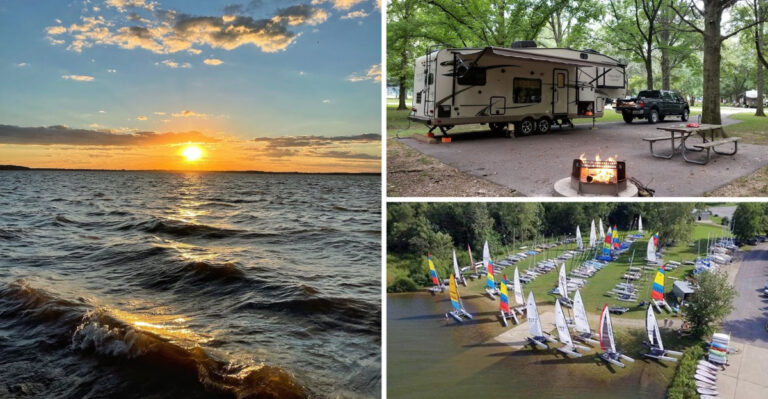 Illinois’ Best-Kept Summer Secret Is This Sailing Lake With Quiet Beaches