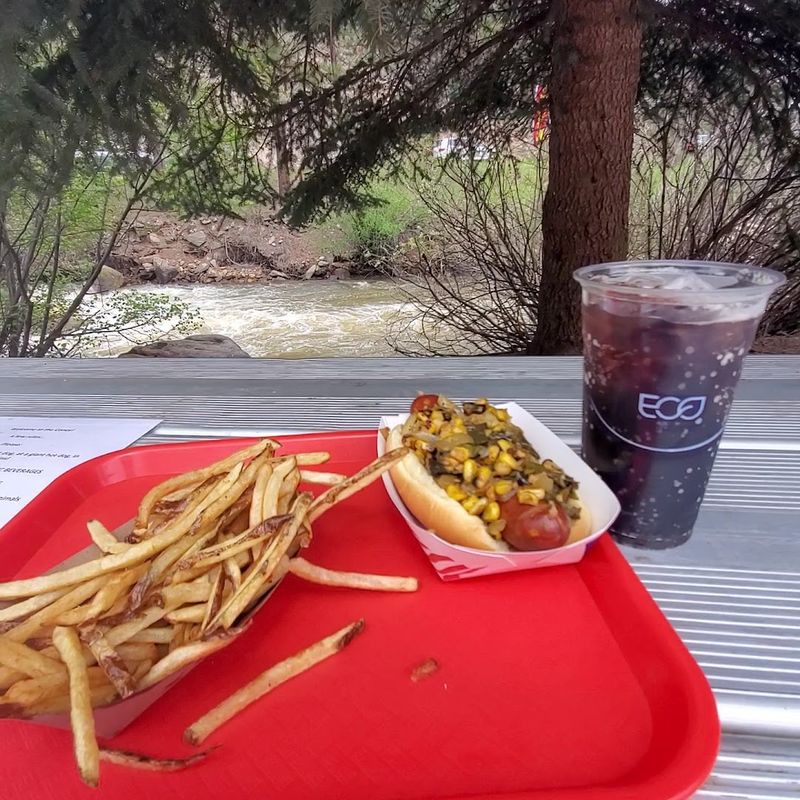 By the Water, With Shade, Tables, and Mountain Air By the Water, With Shade, Tables, and Mountain Air