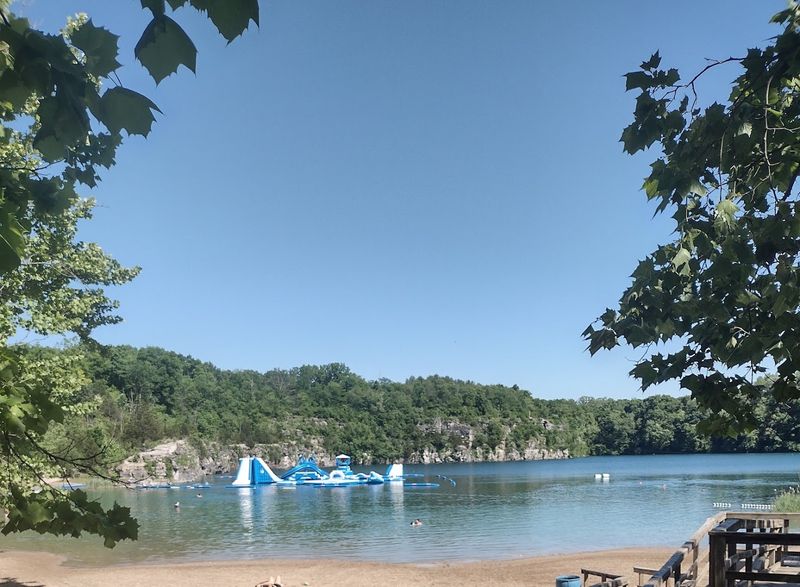 A Beach Day With Quarry Drama Built In