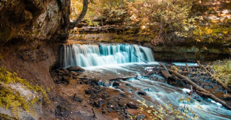 Michigan’s Mosquito River Hides A Waterfall Worth The Hike