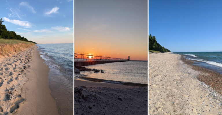 Michigan’s Shoreline Shows Off Hard At These 16 Hidden Beaches