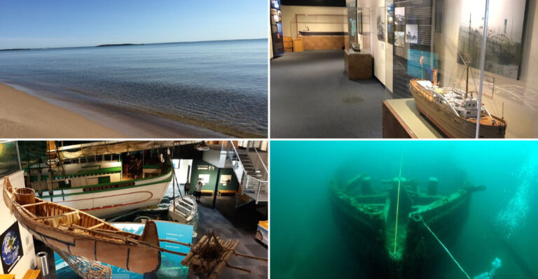 Michigan’s Underwater Ghost Town Is A Haunting Time Capsule Beneath The Surface