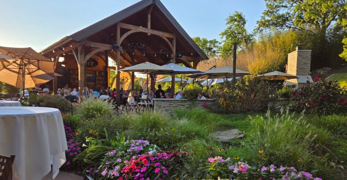 Missouri Is Home To A Tree-Lined Patio That Feels Wonderfully Enchanting