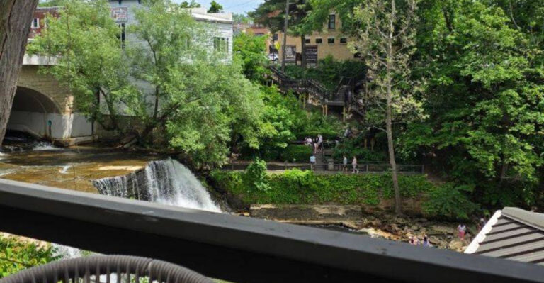 Most People Don’t Know About This Waterfall Restaurant In Ohio, But It’s A Must-Visit