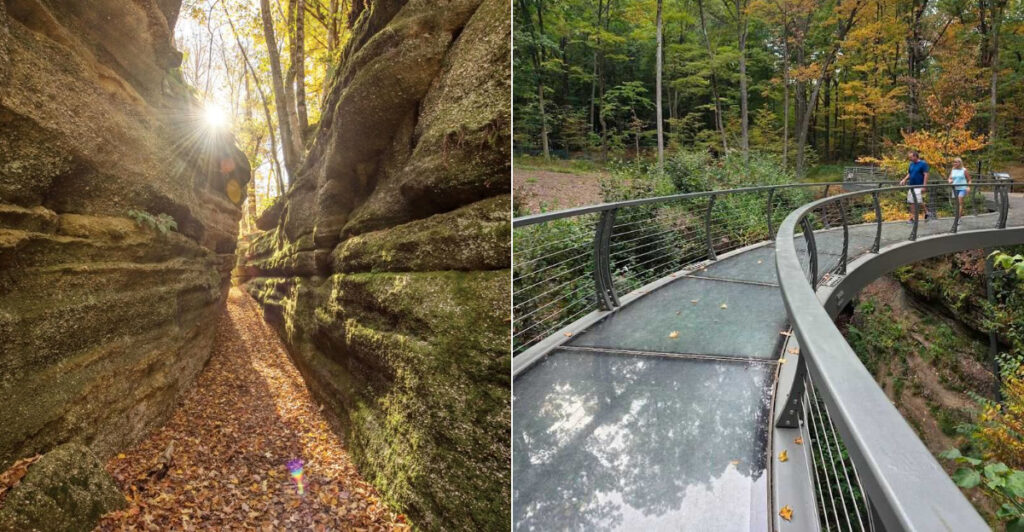 One Of Ohio’s Most Unusual Parks Looks Like A Natural Stone Labyrinth