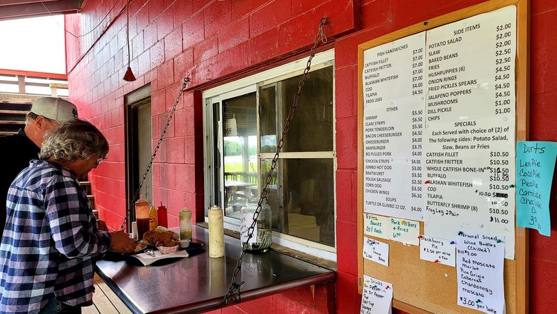 Old-School Character, Right Down to the Ordering Window