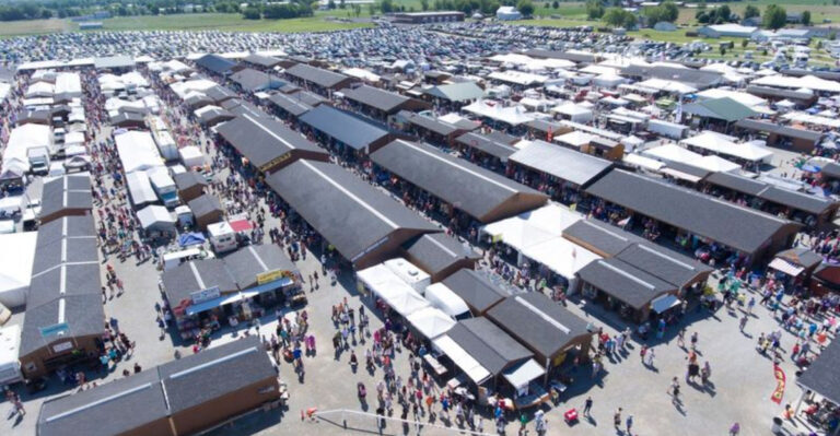 The Massive 40-Acre Indiana Flea Market That’s the Size of 30 Football Fields