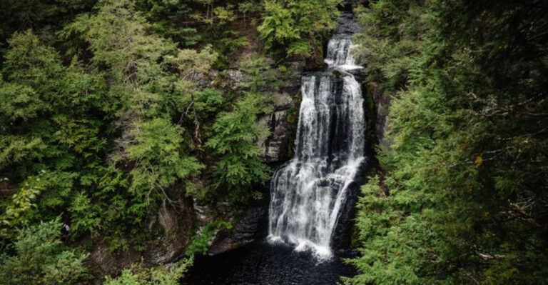 The Niagara of Pennsylvania Plunges 300 Feet Through Historic Hemlock Forests Below