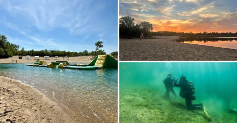 This Hidden Northern Illinois Lagoon Is a Crystal-Clear Summer Oasis