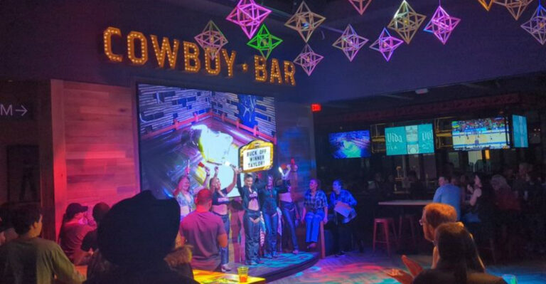 This High-Energy Cowboy Spot In Ohio Mixes Mechanical Bull Rides And Smokehouse Bites