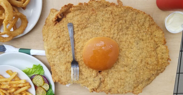 This Indiana Diner Is Known for a Pork Tenderloin Sandwich That Barely Fits the Bun