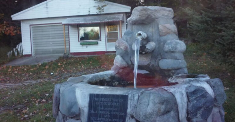 This Michigan Artesian Well Has Become A Quiet Roadside Tradition