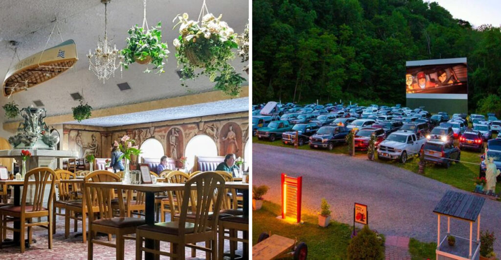 This New York Drive-In Lets You Enjoy a Sit-Down Dinner Before the Movie Begins
