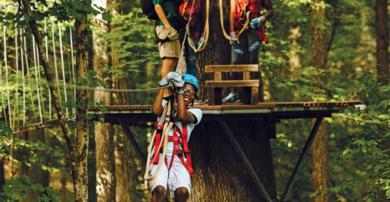 This Ohio Zipline Hits 50 MPH And Lets You Fly Face-First Above The Forest