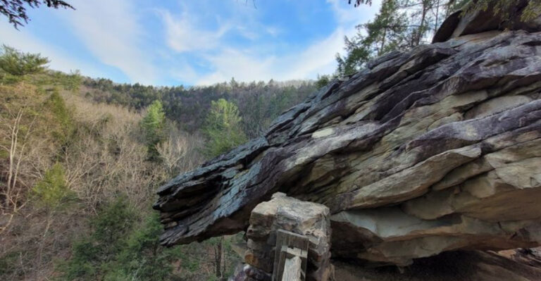 This Pennsylvania Balanced Rock Looks Like It Could Fall At Any Moment And Is Worth Seeing This Month