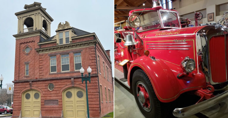 This Victorian Firehouse In Harrisburg, Pennsylvania Features A Top Firefighting Museum