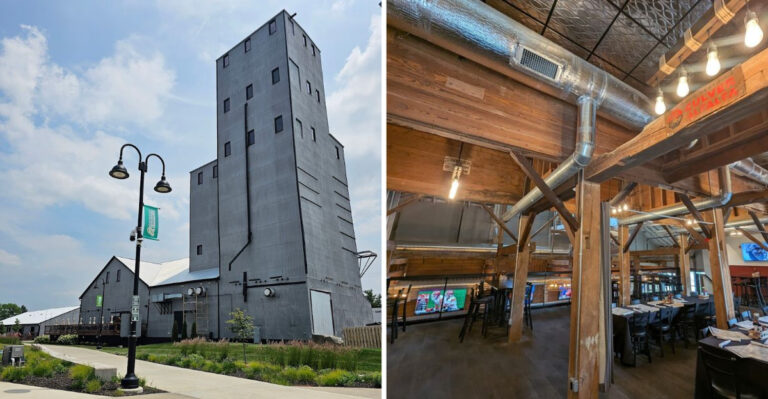 You Can Dine Inside a Massive 1906 Grain Elevator That Reaches 112 Feet Into the Indiana Sky