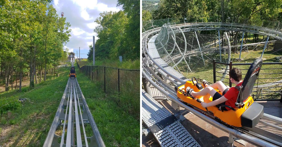 You Can Race Down a Missouri Mountainside on This Thrilling Coaster