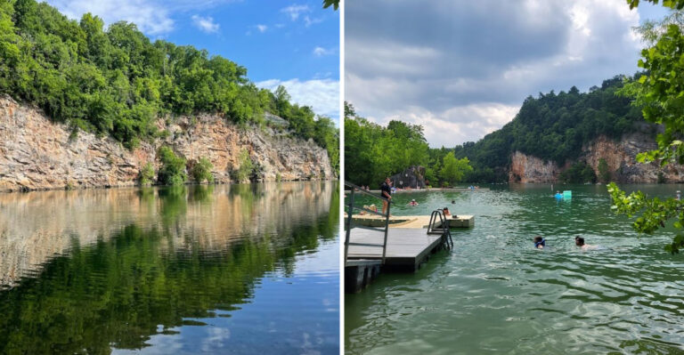 You’ll Never Guess This Beautiful Tennessee Summer Escape Was Once A Marble Quarry