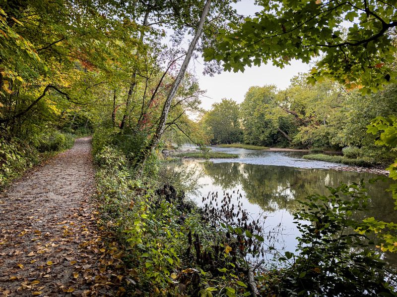 Trail 5, White River and Limestone Bluffs - Mounds State Park, Anderson Trail 5, White River and Limestone Bluffs - Mounds State Park, Anderson