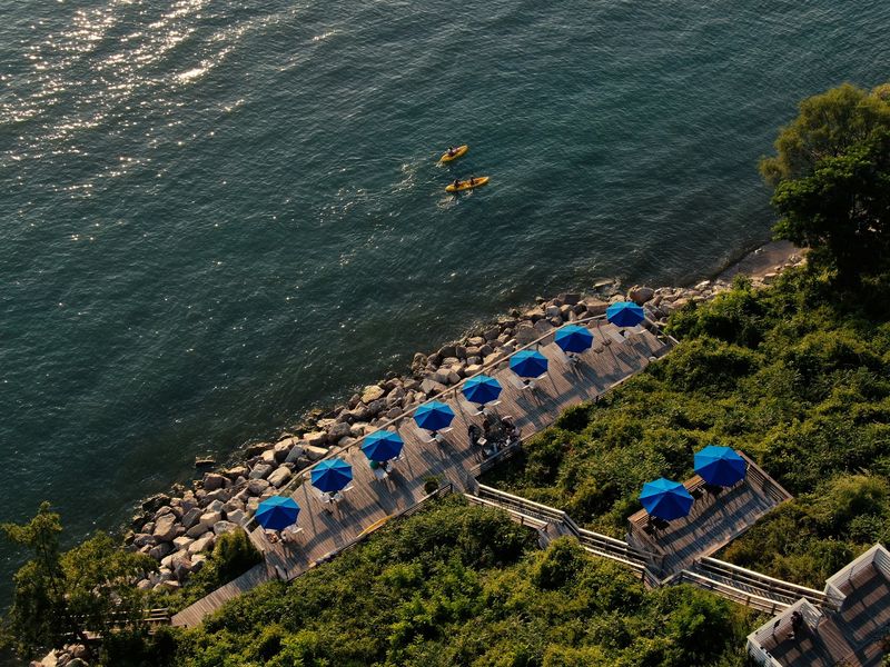 A Blufftop Welcome Above Lake Michigan A Blufftop Welcome Above Lake Michigan