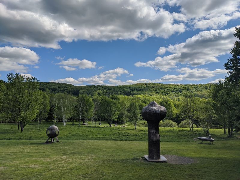 A Hillside Wonderland Filled With Giant Art A Hillside Wonderland Filled With Giant Art