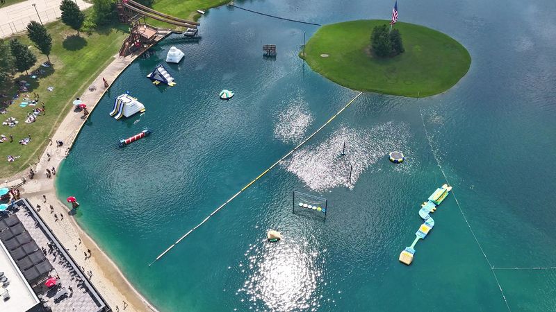 A Lake Obstacle Course That Feels Like a Big Adventure