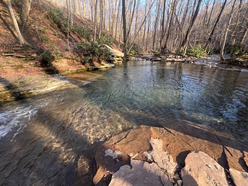 A Relaxing Stop for Fishing and Creek Time