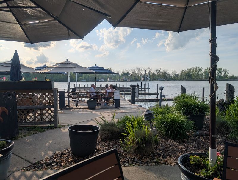 A Riverfront Table With Real Erie County Scenery A Riverfront Table With Real Erie County Scenery