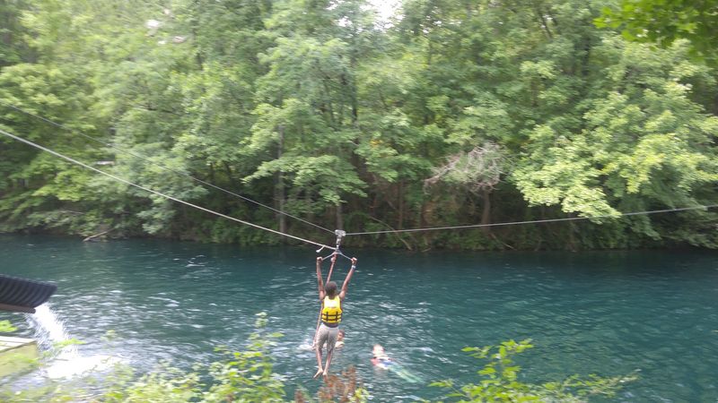 A Zip Line and Water Slide Add a Big Splash Moment A Zip Line and Water Slide Add a Big Splash Moment