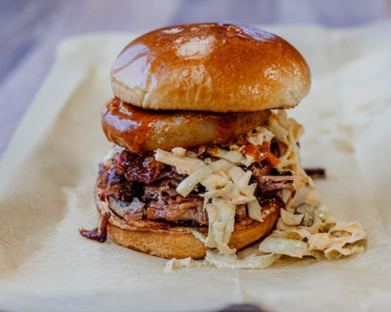 A burger that gets talked about first