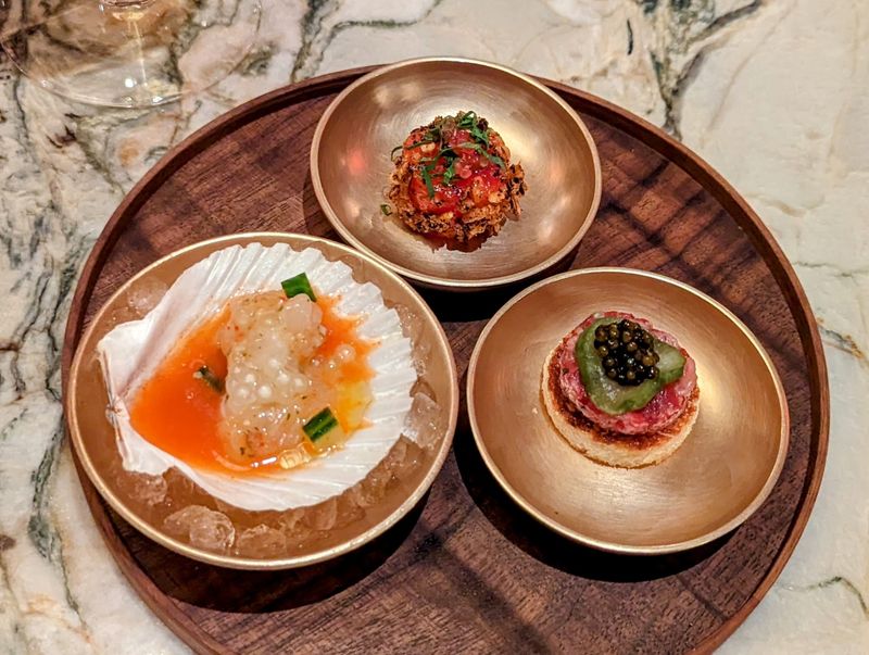 A tasting menu that encourages sharing and slows the night down